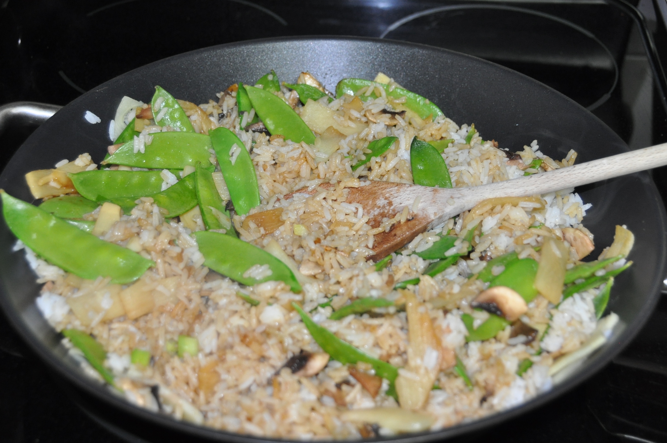 Vegetable Fried Jasmine Rice | Tangled Up In Food