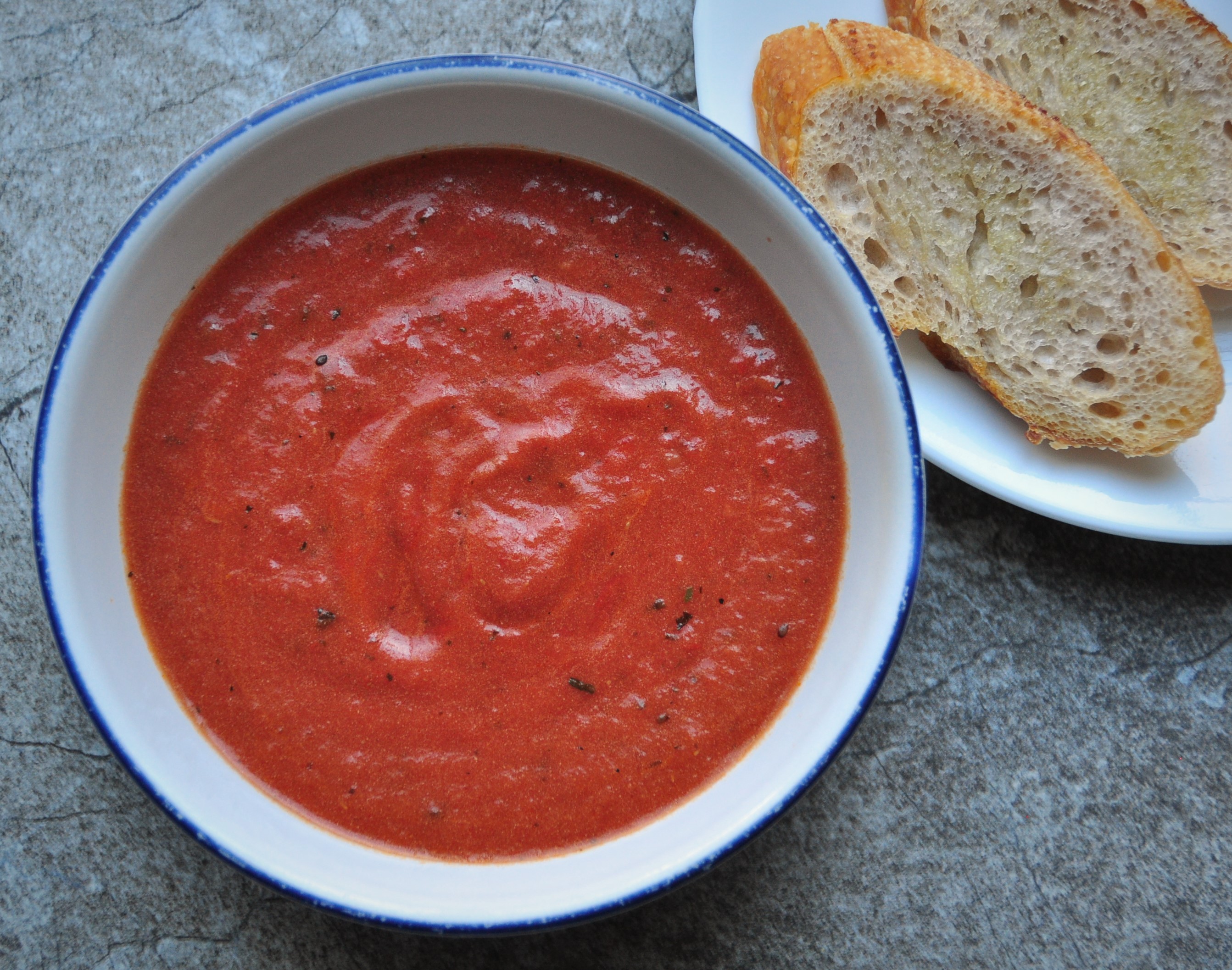 Creamy Tomato Soup | Tangled Up In Food