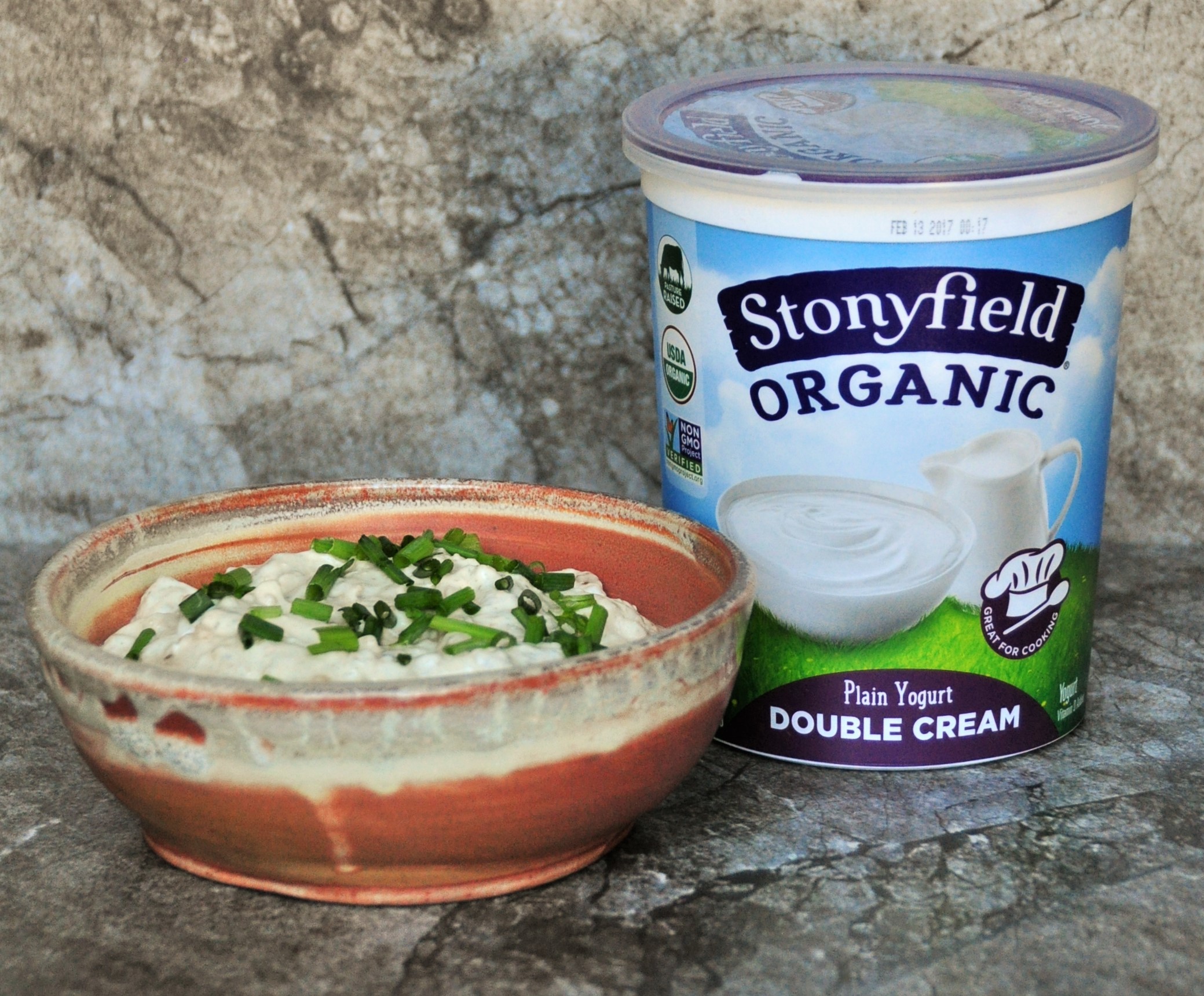 Caramelized Onion and Chive Yogurt Dip Tangled Up In Food