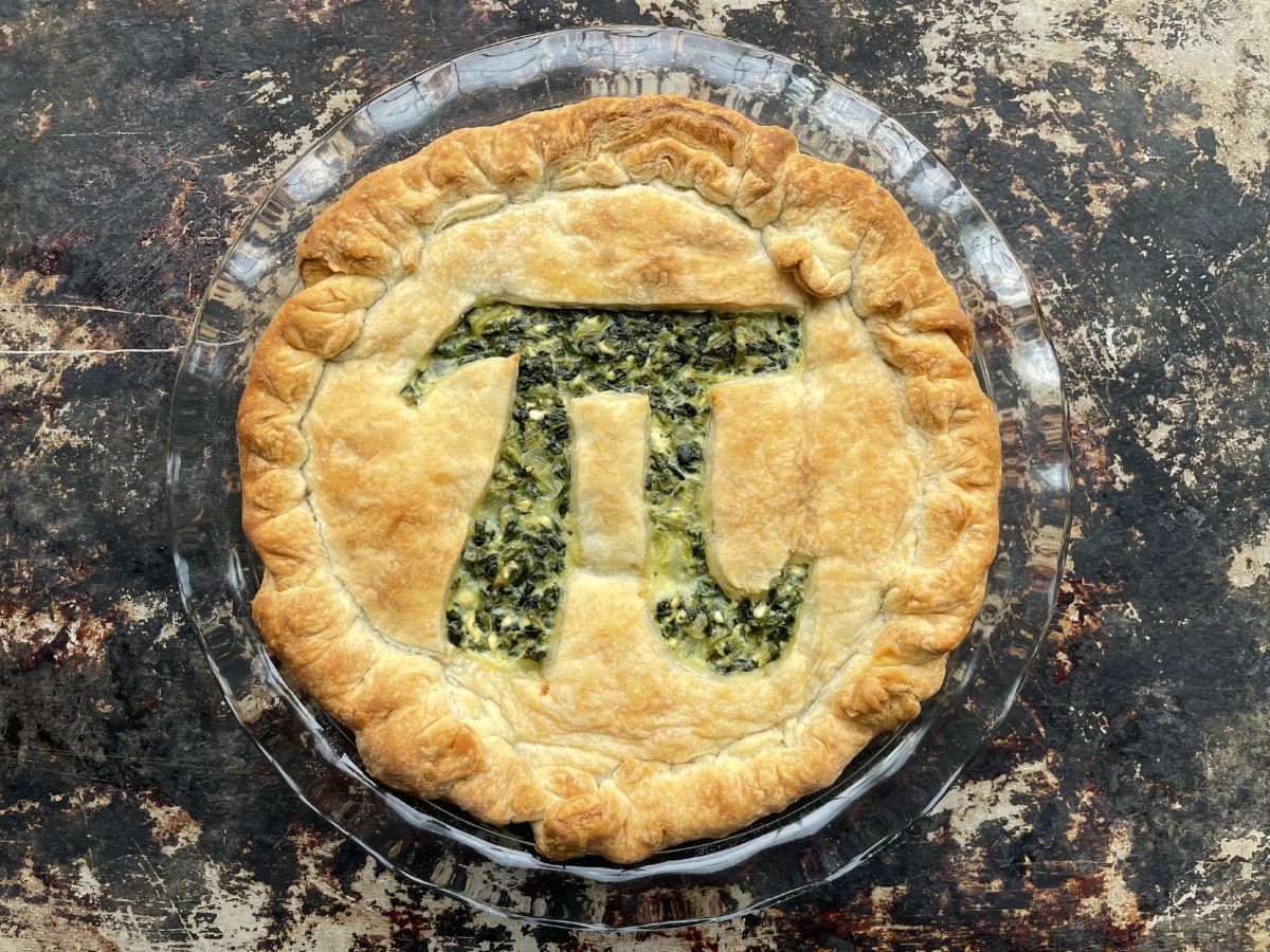 Spinach Feta Pie | Tangled Up In Food