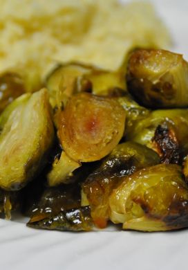 Honey Glazed Brussels Sprouts