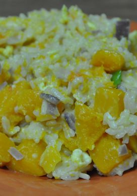 Coconut Squash Rice 