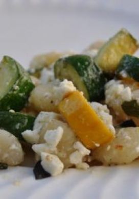 Gnocchi with Zucchini and Feta 