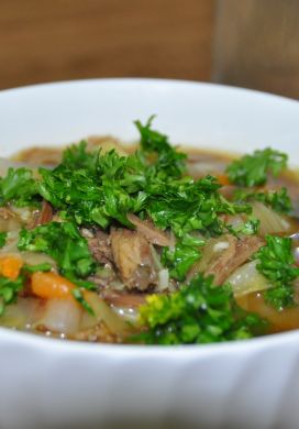 Corned Beef and Cabbage Soup 