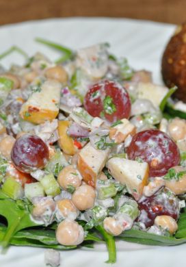 Chickpea Waldorf Salad