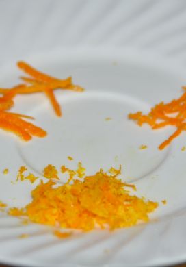 Zested Orange Peel
