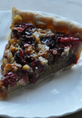 Maple-Walnut Cranberry Pie 