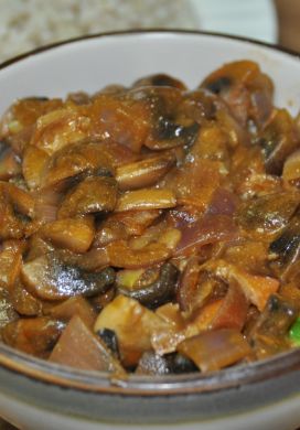 Mushroom Stroganoff with Cabbage Noodles 