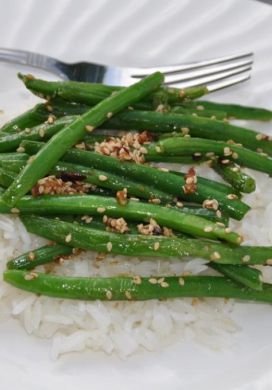 Chili Sesame Green Beans 