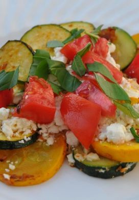 Zucchini with Baked Eggs