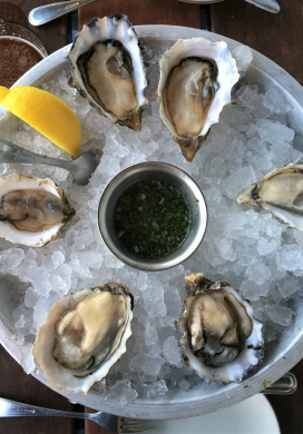 Bar mix oysters, Hog Island Oyster Co.