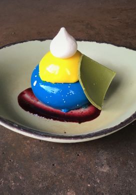 Blueberry Cream Cheese Mousse, Satu'li Canteen