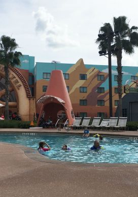 Cars pool area at Art of Animation Resort