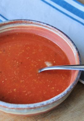 Chickpea Tomato Soup with Fresh Rosemary