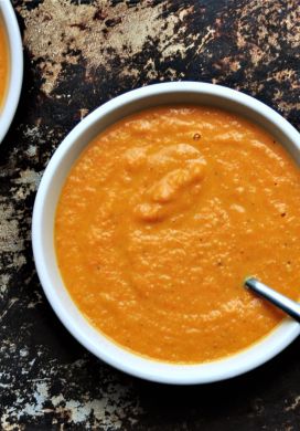 Coconut Carrot Soup with Garam Masala