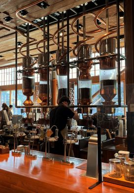 Coffee counter at Seattle Starbucks Reserve Roastery