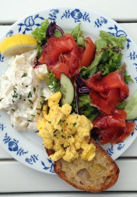 Lunch Platter, Bakkastova Cafe, Flam