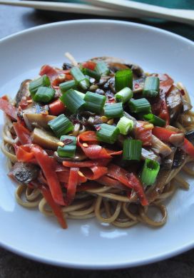 Mushroom Lo Mein