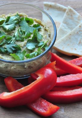 Roasted Jalapeno Hummus