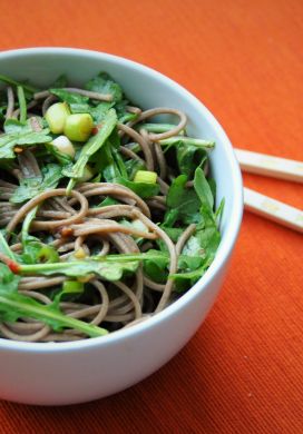 Soba Noodle and Arugula Salad