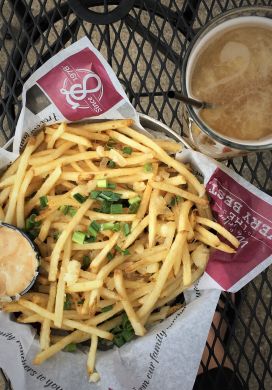 Truffle fries and beer, Edwinton Brewing Company, Bismarck