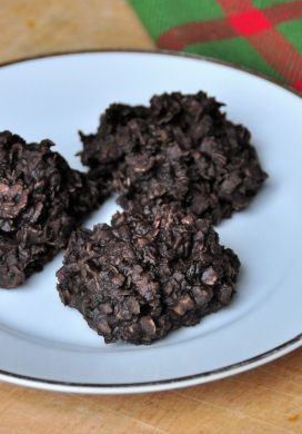 Vegan Chocolate Oatmeal No-bake Cookies