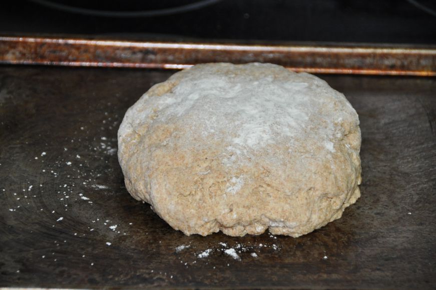 Irish Soda Bread Loaf After Shaping