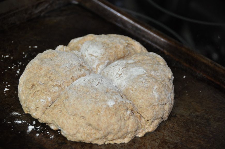 Irish Soda Bread Before Baking