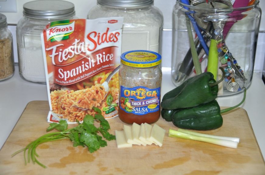 Easy Stuffed Poblano Peppers Ingredients