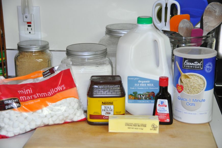 No-Bake Cookie Ingredients