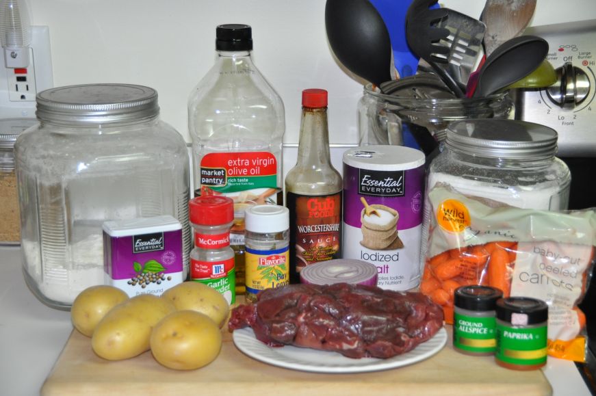 Mom's Venison Stew Ingredients