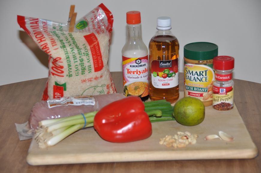 Slow Cooked Thai Pork with Peanut Sauce Ingredients