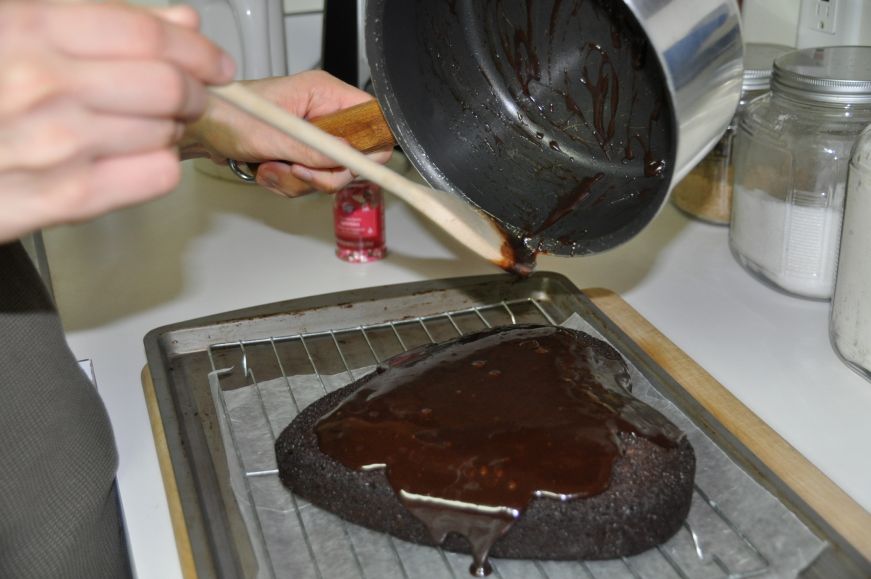 Valentine's Day Chocolate Cake