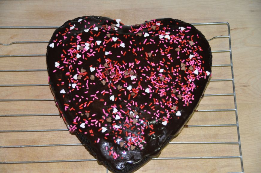 Valentine's Day Chocolate Cake