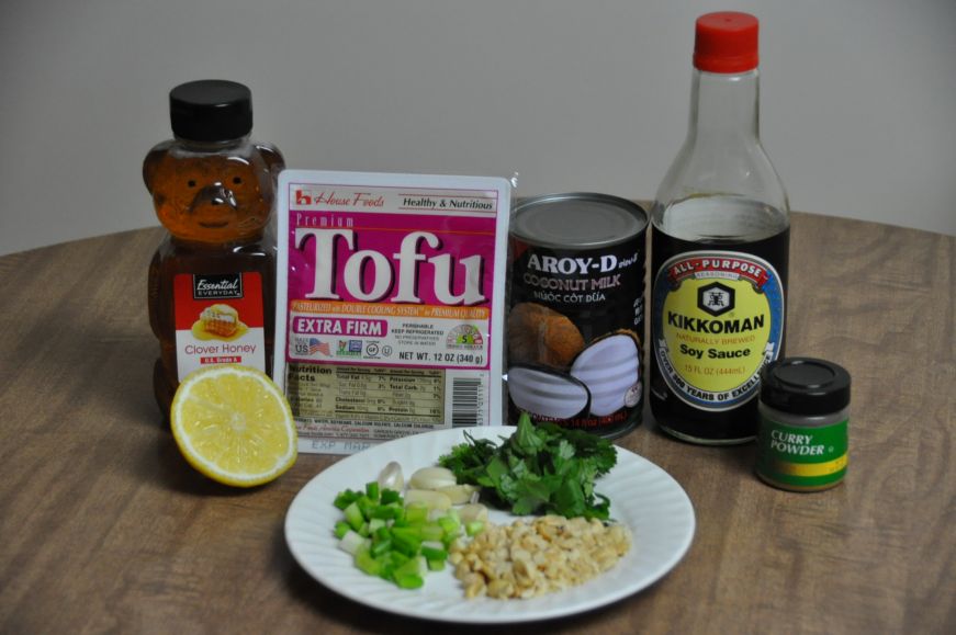 Coconut Curry Tofu Ingredients