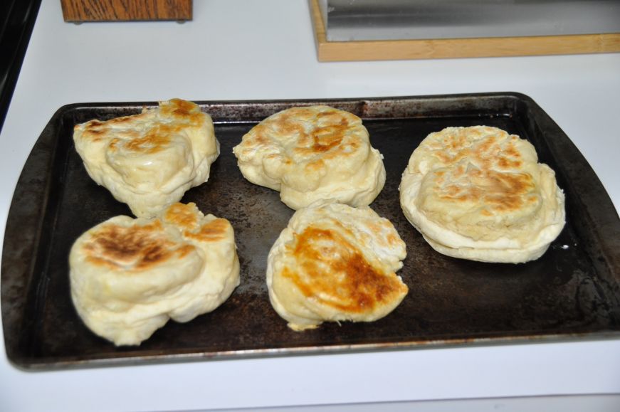 EEnglish Muffins Before Baking