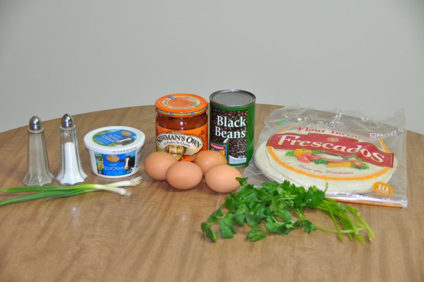 Huevos Rancheros Burritos Ingredients