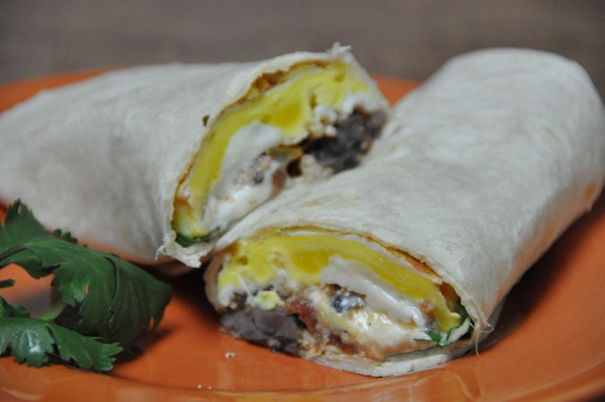 Huevos Rancheros Burritos