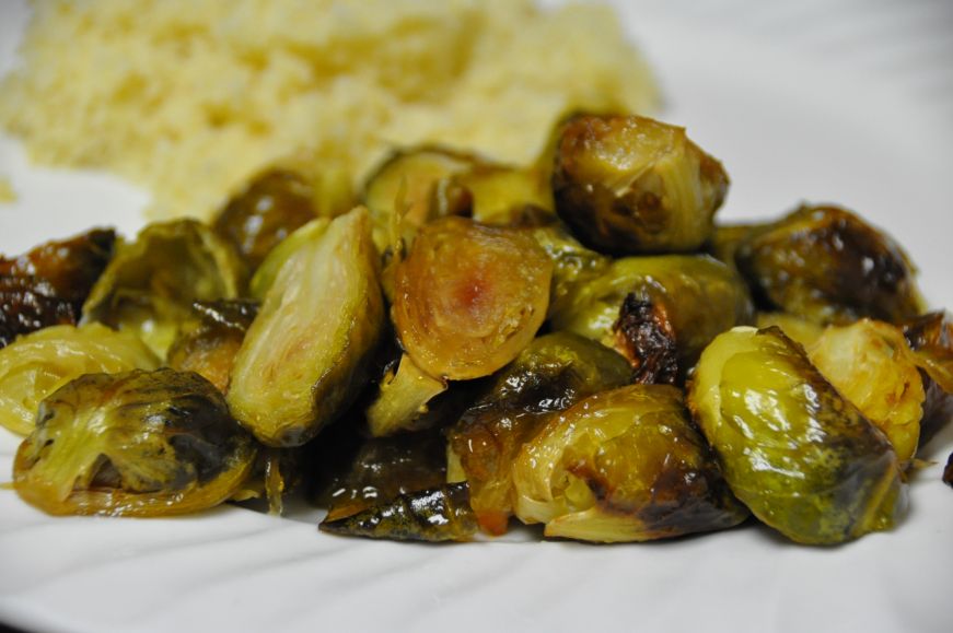 Honey Glazed Brussels Sprouts