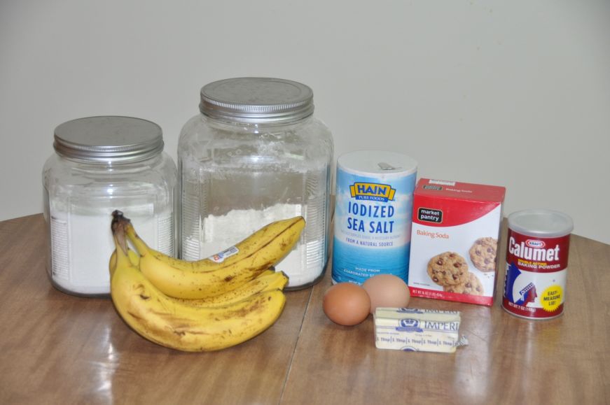 Banana Bread Ingredients