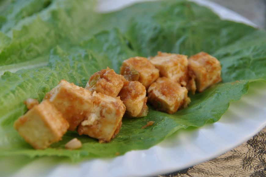 Thai Tofu Lettuce Wraps 