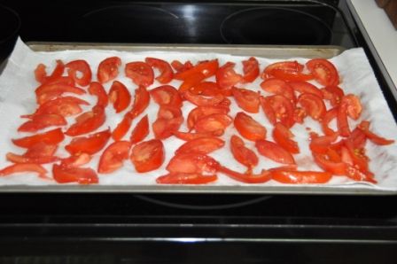 Draining Tomatoes