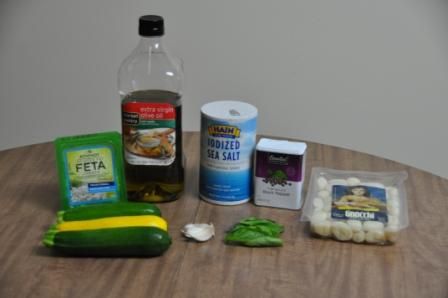 Gnocchi with Zucchini and Feta Ingredients