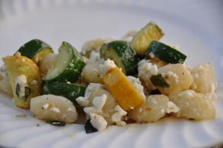 Gnocchi with Zucchini and Feta 