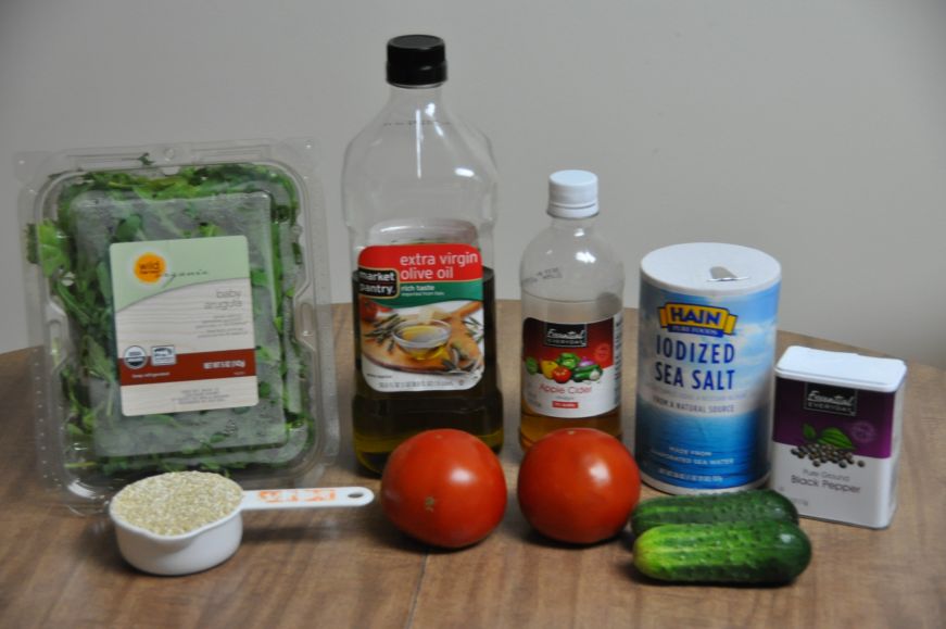 Tomato Arugula Salad with Quinoa Ingredients
