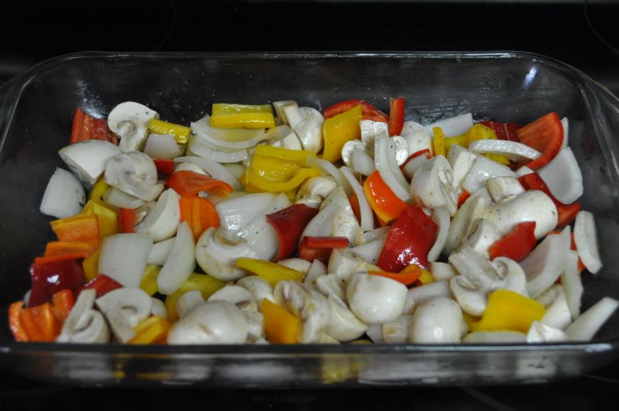 Roasted Summer Vegetables with Pasta