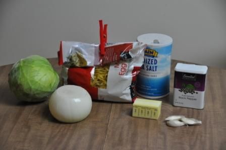 Halushki Ingredients