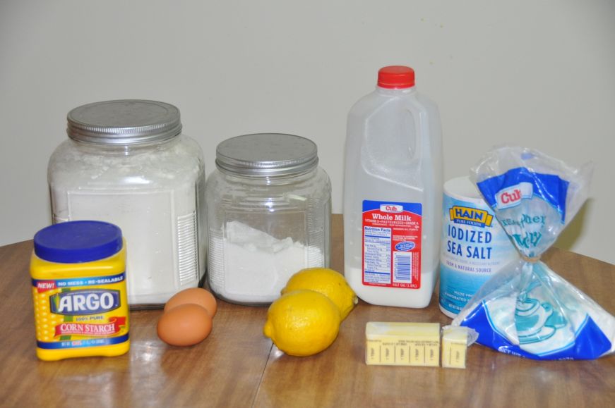 Lemon Bars Ingredients