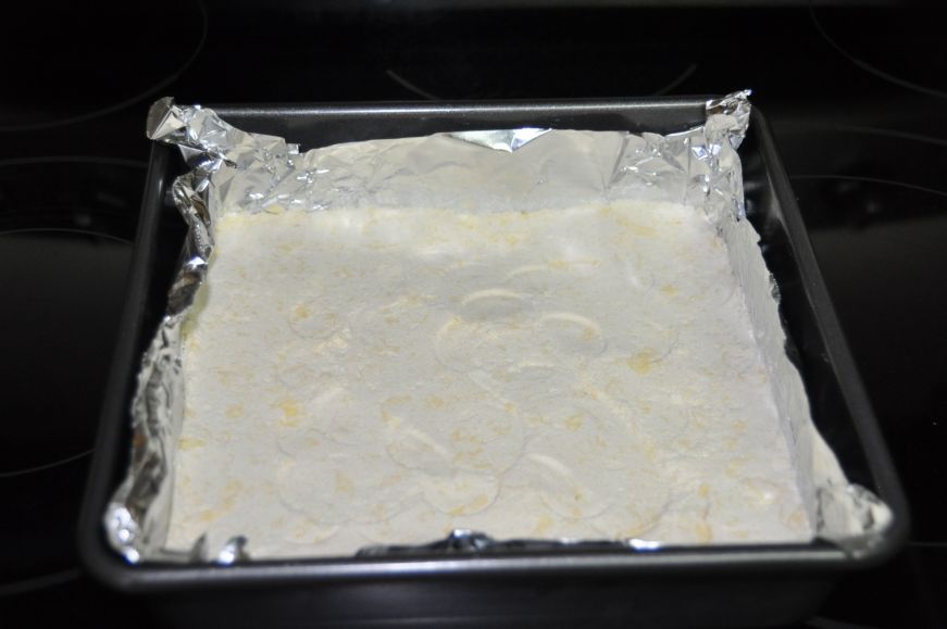 Lemon Bar Crust Before Baking