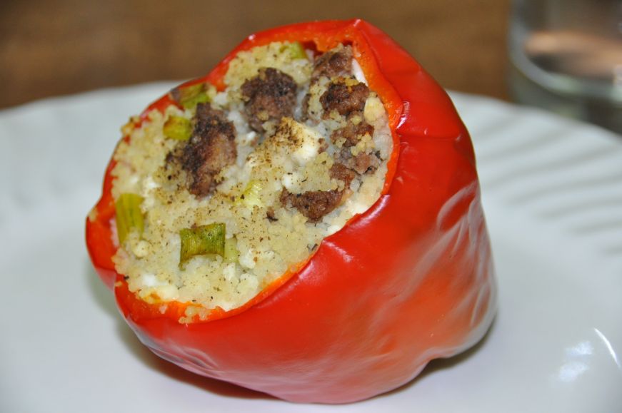Couscous Stuffed Peppers 